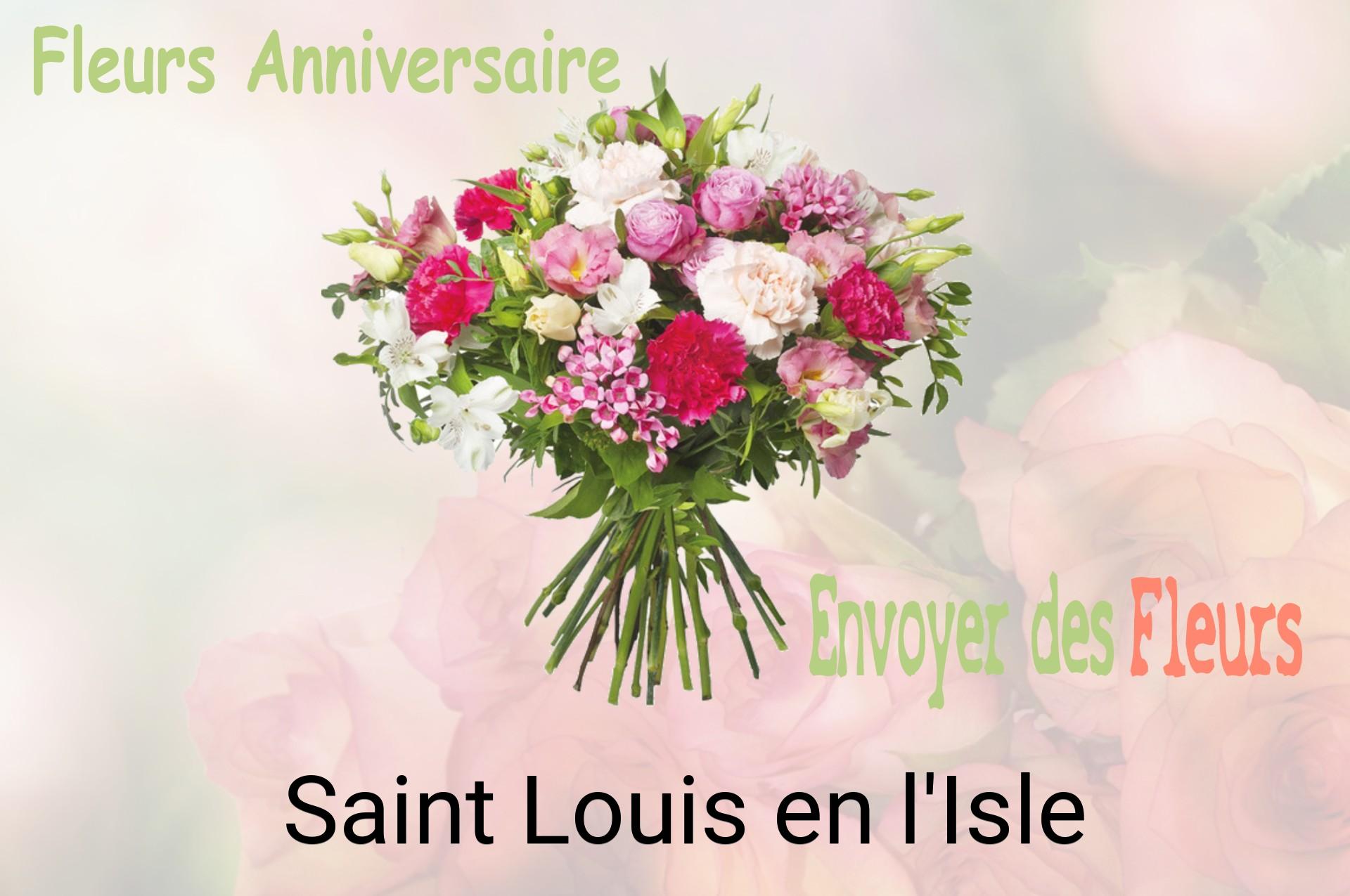 Bouquet de fleurs d’anniversaire livré à Saint-Louis-en-l'Isle