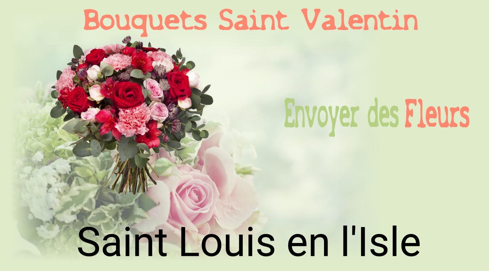 Roses de Saint-Valentin livrées à Saint-Louis-en-l'Isle